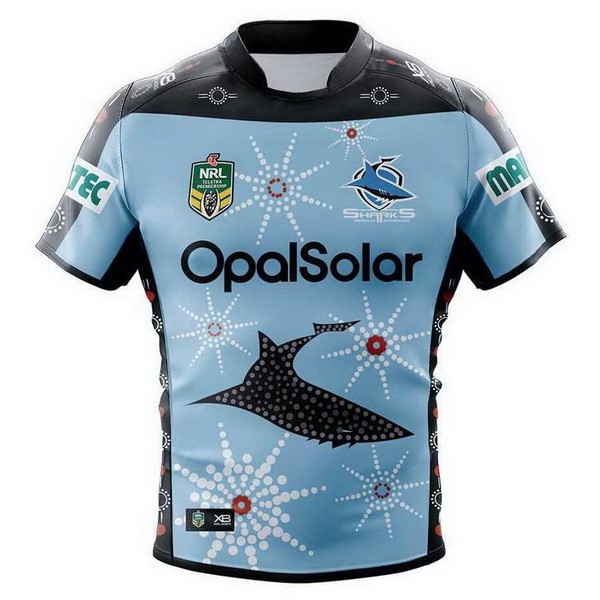 Tailandia Camiseta Sharks 2018 Azul